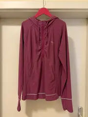 Vorschaubild 5 von Damen Lauf Hoodie Kapuzenpullover Gr. 40/L Lila dryCELL Sport