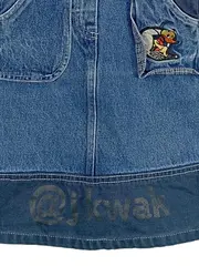 Vorschaubild 2 von Mädchen Jeans Latzkleid Tiermotiv Blau Gr. 92 Casual Baumwolle