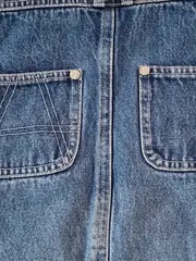 Vorschaubild 4 von Mädchen Jeans Latzkleid Tiermotiv Blau Gr. 92 Casual Baumwolle