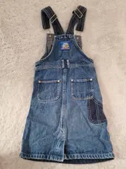 Vorschaubild 5 von Mädchen Jeans Latzkleid Tiermotiv Blau Gr. 92 Casual Baumwolle