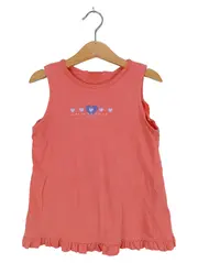 Vorschaubild 1 von Kinder Top Mädchen Rosa Gr. 122 Casual Herz-Applikation