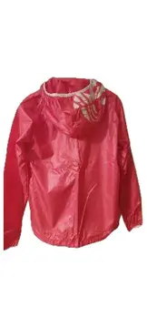 Vorschaubild 3 von Neo Label Windbreaker Jacke Damen Gr. XXS Pink Logo-Print