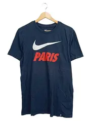 Vorschaubild 1 von Paris Saint-Germain T-Shirt Herren Gr. 48/M Blau PSG Logo Print Baumwolle