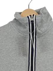 Vorschaubild 2 von Damen Sweatjacke Gr. 38/M Grau Sportlich Baumwolle Reißverschluss