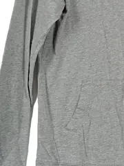 Vorschaubild 3 von Damen Sweatjacke Gr. 38/M Grau Sportlich Baumwolle Reißverschluss