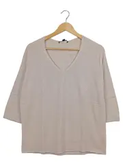 Vorschaubild 1 von Damen Pullover Strickshirt Beige Gr. 36/S