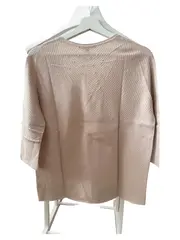 Vorschaubild 2 von Damen Pullover Strickshirt Beige Gr. 36/S