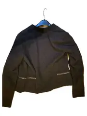 Vorschaubild 4 von Damen Blazer Gr. 34/XS Schwarz Business Jacke Langarm Uni Polyester