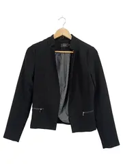 Vorschaubild 1 von Damen Blazer Gr. 34/XS Schwarz Business Jacke Langarm Uni Polyester