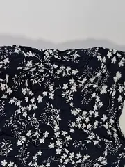 Vorschaubild 2 von Damen Top Blumenmuster Ärmellos Blau Gr. 36/S Viskose