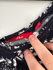 Vorschaubild 3 von Damen Top Blumenmuster Ärmellos Blau Gr. 36/S Viskose