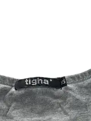 Vorschaubild 6 von Damen T-Shirt Löwenmotiv Grau Vintage Look Gr. XS 34