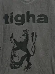 Vorschaubild 3 von Damen T-Shirt Löwenmotiv Grau Vintage Look Gr. XS 34