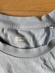 Vorschaubild 2 von Damen T-Shirt Hellblau Gr. S Blumenprint Stickerei