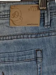 Vorschaubild 6 von Damen Capri Jeans Regular Fit Blau Gr. W28 L21 Baumwolle