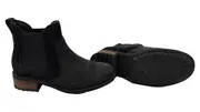 Vorschaubild 2 von Damen Chelsea Boots Stiefeletten Wildleder Schwarz Gr. 36