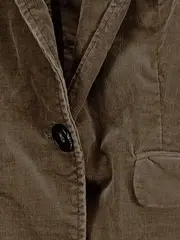 Vorschaubild 3 von BENETTON Damen Cordjacke Braun Klassisch Einheitsgröße