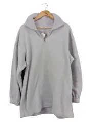 Vorschaubild 1 von Damen Teddyfleece Pullover Grau Gr. M Casual