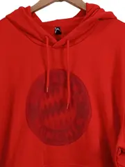 Vorschaubild 2 von Herren Kapuzenpullover Hoodie Rot Gr. 56;3XL Sportlich Logo-Print