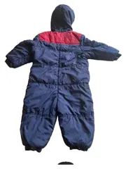 Vorschaubild 2 von Schneeanzug Overall Gr. 80 Blau Rot Kapuze Jungen Baby