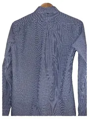 Vorschaubild 4 von Herren Hemd Slim Fit kariert Langarm Blau Gr. S
