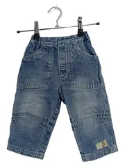 Vorschaubild 1 von Baby Jeans Hose Regular Fit Gr. 80 Blau Gummibund Kinder