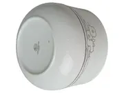 Vorschaubild 2 von Servierschüssel Porzellan Weiß Blumenmuster Elegant 12cm