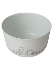 Vorschaubild 1 von Servierschüssel Porzellan Weiß Blumenmuster Elegant 12cm