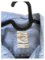 Vorschaubild 2 von Herren Freizeithemd Gr. M Blau Baumwolle Casual Langarm Hemd