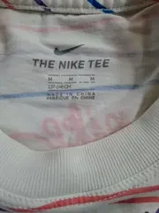 Vorschaubild 5 von Kinder T-Shirt Weiß Gestreift Logo-Print Gr. 134