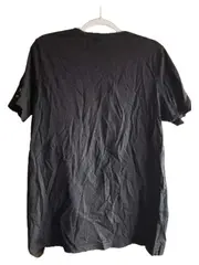 Vorschaubild 2 von T-Shirt Herren Gr. M Schwarz Logo Print Peace Zeichen Streetwear Baumwolle
