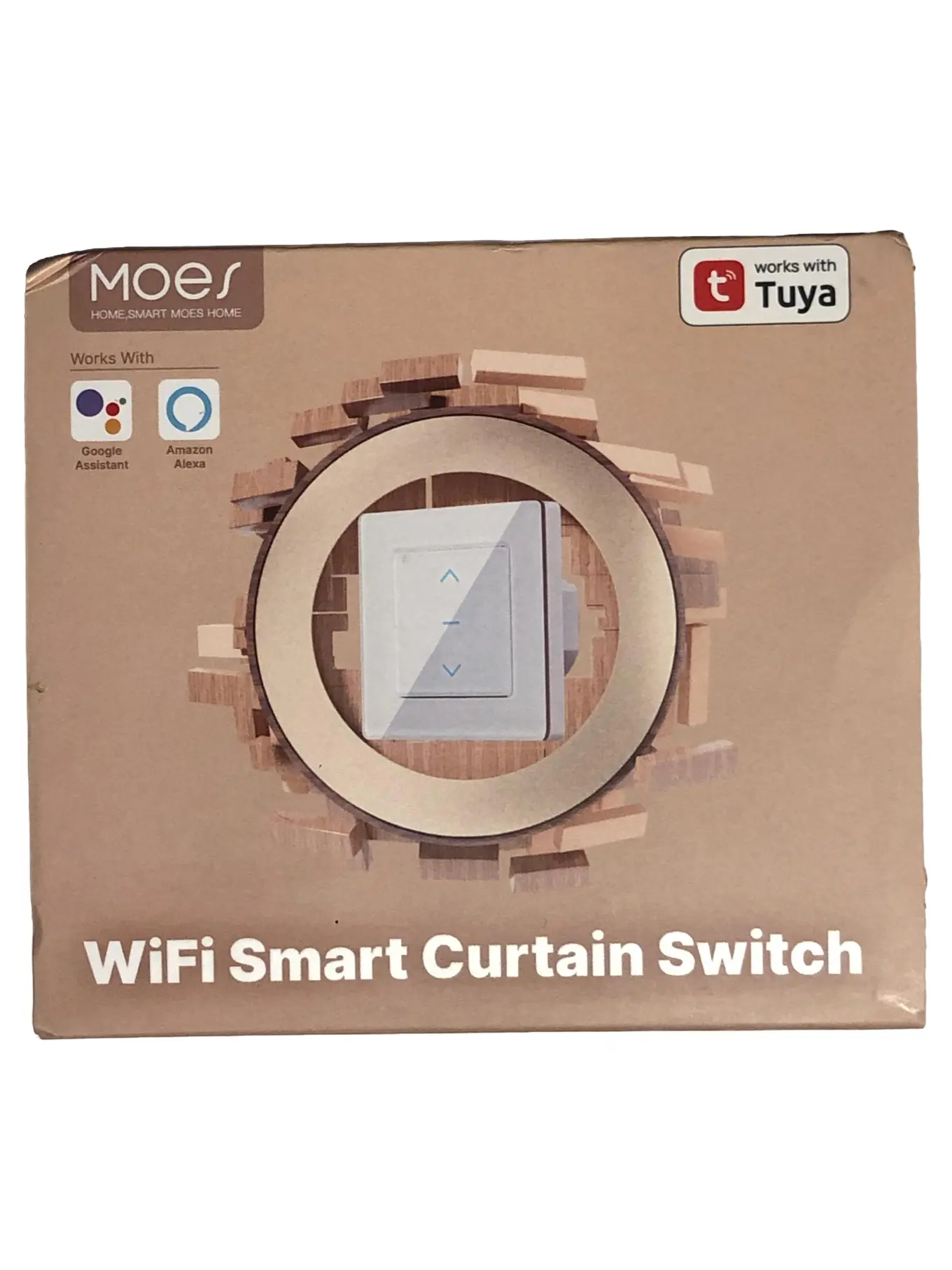 MOES WiFi Smart Curtain Switch Rollladen Jalousie Weiß Smart Home