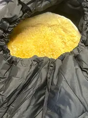 Vorschaubild 2 von Kaiser Kinderwagen Fußsack Lammfell Winter warm Baumwolle Schwarz 36x70cm