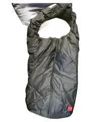 Vorschaubild 1 von Kaiser Kinderwagen Fußsack Lammfell Winter warm Baumwolle Schwarz 36x70cm