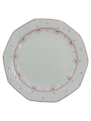 Vorschaubild 1 von Kuchenteller Weiß Porzellan 19 cm Klassisch Florales Muster