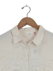 Vorschaubild 3 von Damen Hemdbluse Gr. 38 M Beige Business Langarm Uni