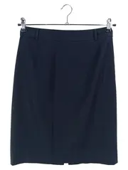 Vorschaubild 1 von Bleistiftrock Damen 36/S Schwarz Schurwolle Business Elegant Midi