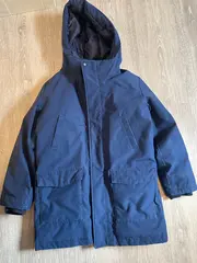 Vorschaubild 3 von Kinder Parka Gr. 9-10/140 Blau Outdoor Jacke