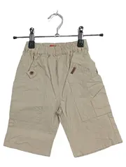 Vorschaubild 1 von Baby Cargo Shorts Jungen Gr. 80 Beige Kurze Hose Gummibund