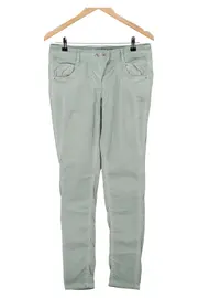 Vorschaubild 1 von Stoffhose Damen Grün Gr. M Casual Streetwear