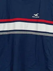 Vorschaubild 4 von Herren T-Shirt Gr. M Blau Gestreift Casual