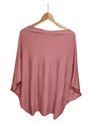 Vorschaubild 2 von Damen Poncho Gr. 38/M Rosa Casual