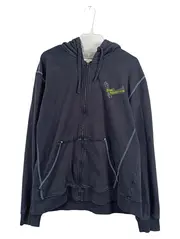 Vorschaubild 1 von Sweatjacke Herren XL Kapuzenjacke Grau Hoodie Baumwolle