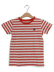 Vorschaubild 1 von Kinder T-Shirt Gr. 110 Ringel Streifen Rot Weiß Totenkopf