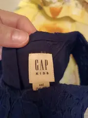 Vorschaubild 2 von Kids Stoffhose Mädchen Gr. 104 Gelb Blumenmuster Baumwolle