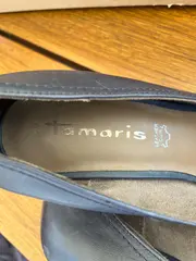 Vorschaubild 3 von Damen Pumps Klassisch Blau Leder Absatz 7,5 cm Gr. 40