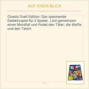 Vorschaubild 3 von Cluedo Duell Edition Gaming Brettspiel Detektivspiel 2 Spieler