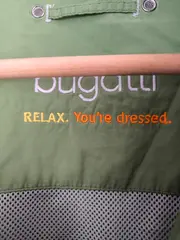 Vorschaubild 2 von Herren Leichte Jacke Gr. 56/3XL Grün Casual Baumwollmix