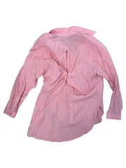 Vorschaubild 3 von Damen Bluse Rosa Langarm Oversized Gr. S Viskose Casual