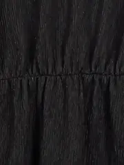 Vorschaubild 5 von Damen Freizeitkleid Gr. 36/S Schwarz Langarm Midikleid Casual